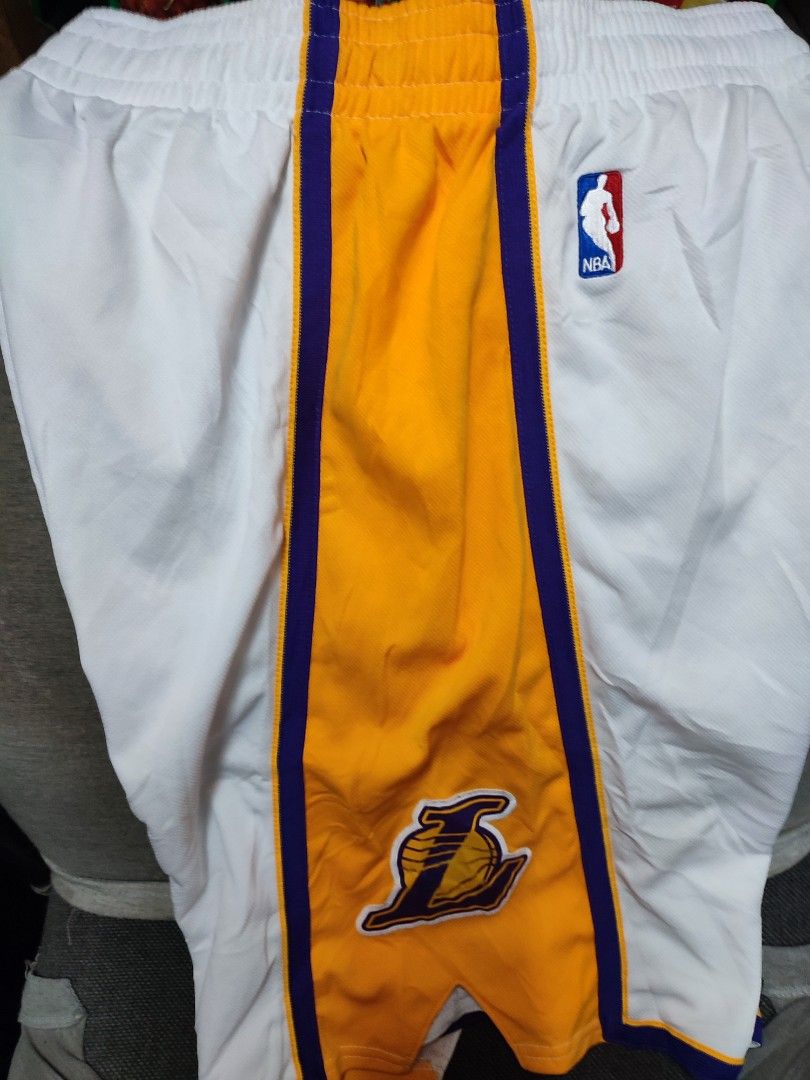lakers short, Men's Fashion, Bottoms, Shorts on Carousell