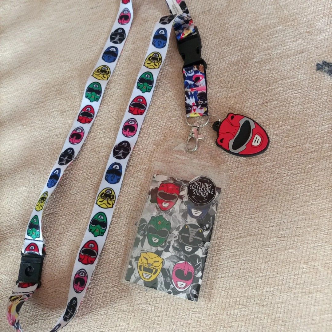 Lanyard id card power ranger, Serba Serbi, Others di Carousell