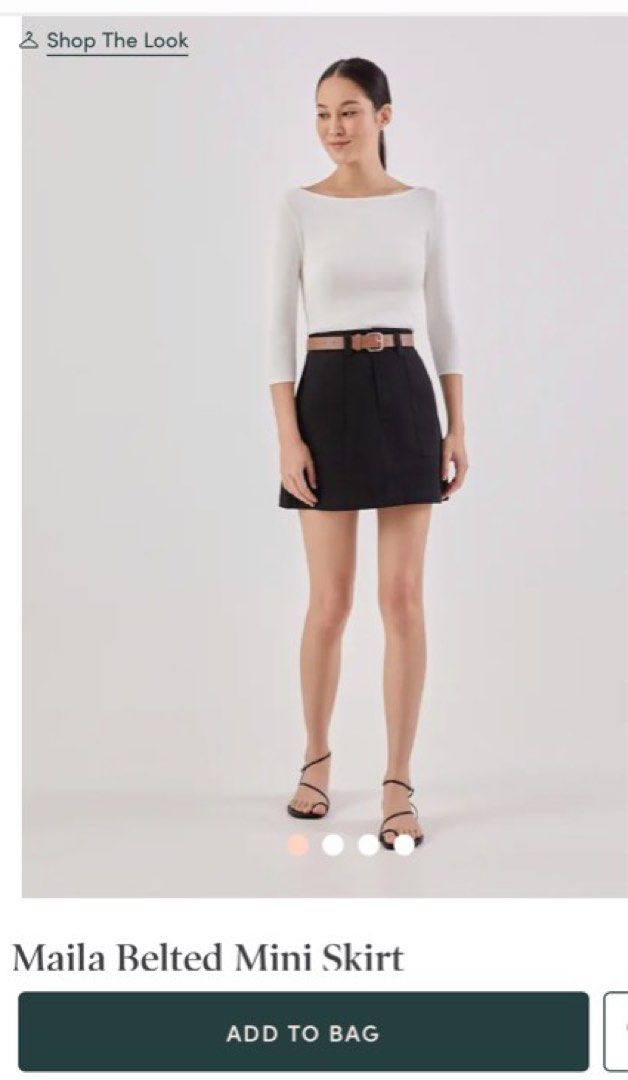 Buy Maila Belted Mini Skirt @ Love, Bonito