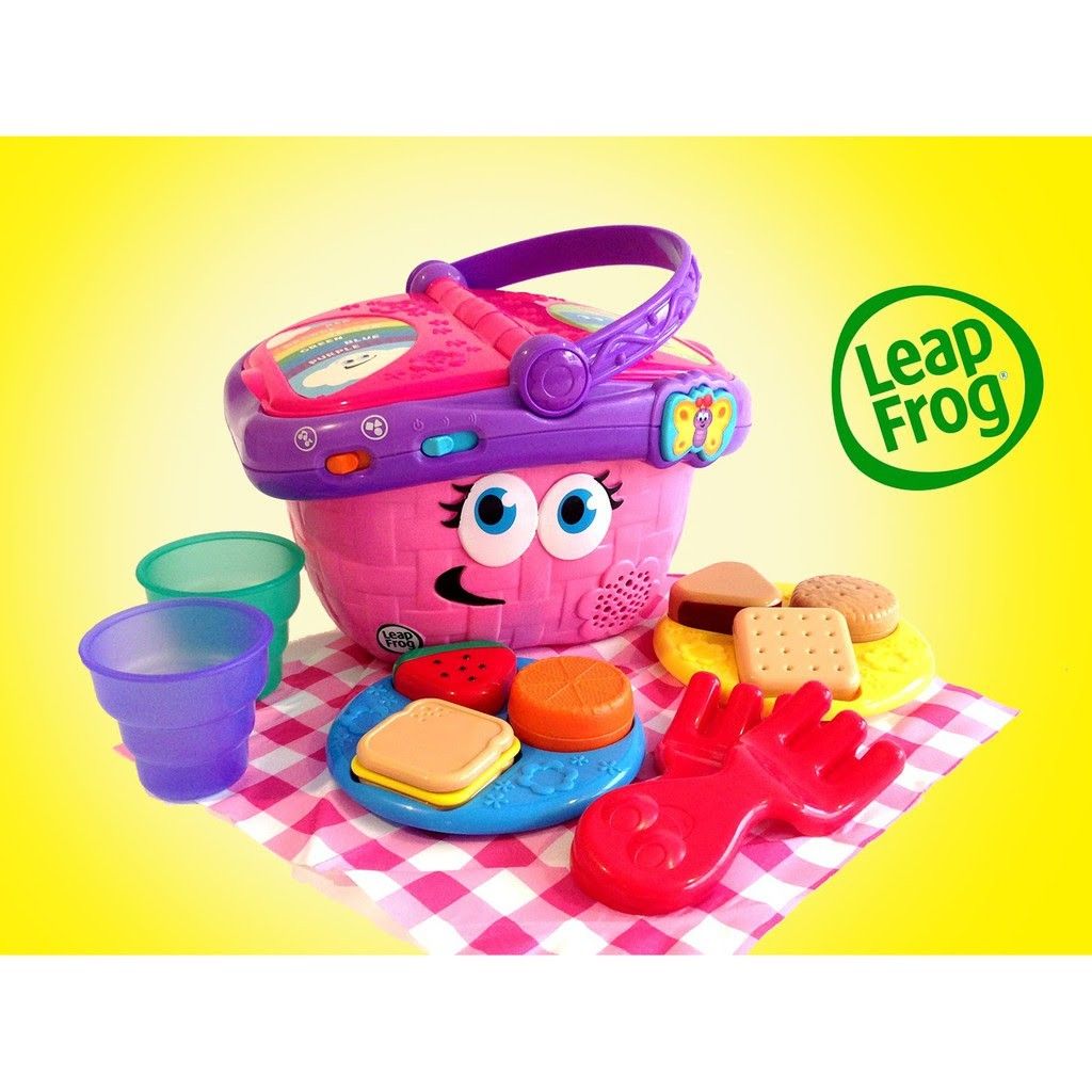 Leapfrog shapes & sharing picnic basket, Hobbies & Toys, Toys & Games