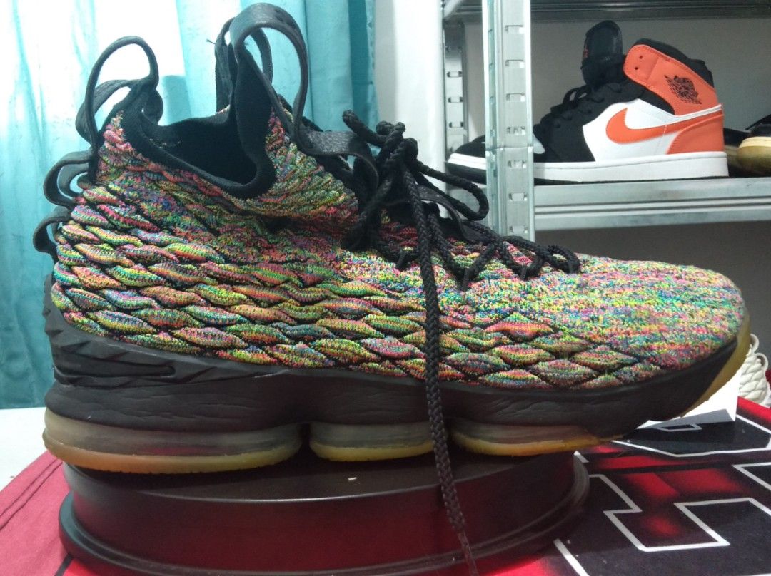 Black fruity pebble lebron 15 hotsell