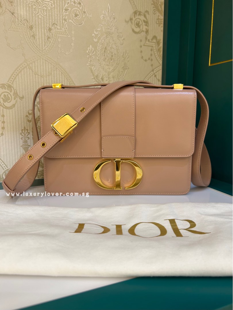 30 montaigne leather crossbody bag Dior Pink in Leather - 36429738