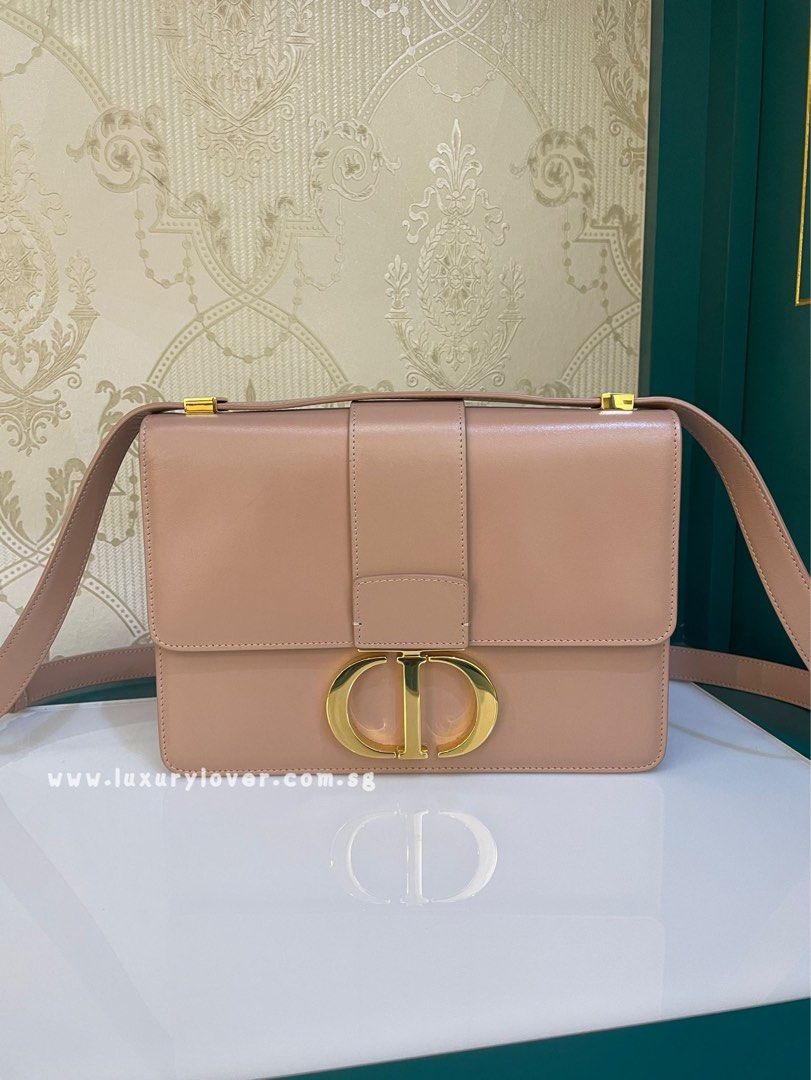 30 montaigne leather crossbody bag Dior Pink in Leather - 36429738