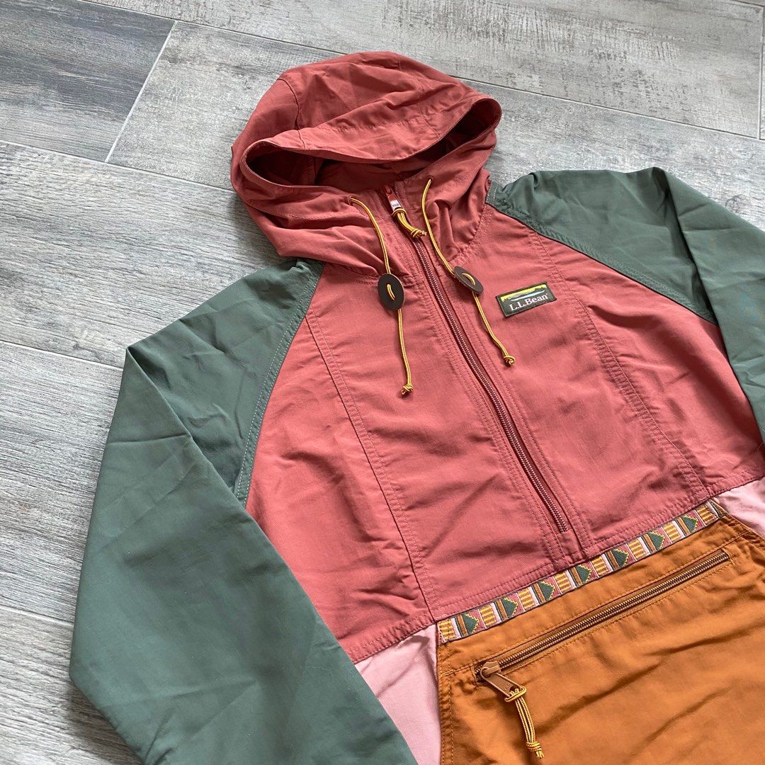 LL BEAN QUARTER ZIP MOUNTAIN CLASSIC ANORAK HALF ZIP PULLOVER