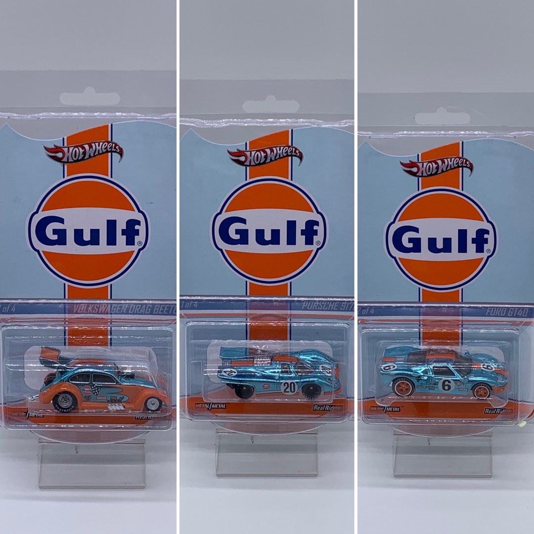 Lot Of 3 VHTF Hot Wheels RLC Gulf Porsche 917K Volkswagen Drag Beetle Lot Of 3 VHTF Hot Wheels RLC Gulf Porsche 917K Volkswagen Drag Beetle