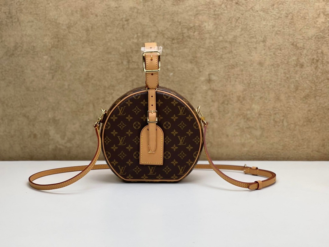 LV Mini Petite Boite Round Bag, Luxury, Bags & Wallets on Carousell