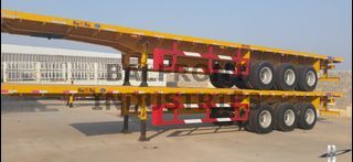 Low Bed Flat Bed Trailer
