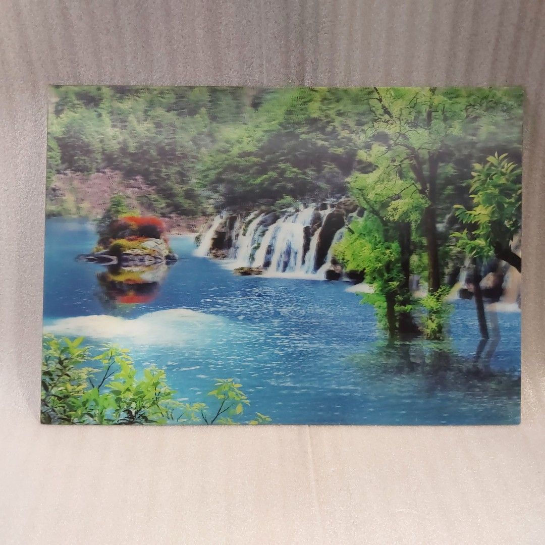 Lukisan 3D sungai 2 (Julerang), Desain & Kerajinan Tangan, Karya Seni