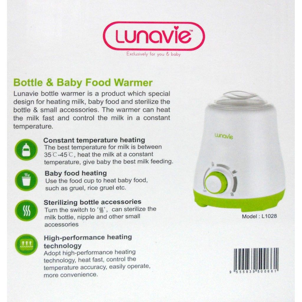 Lunavie bottle warmer sale