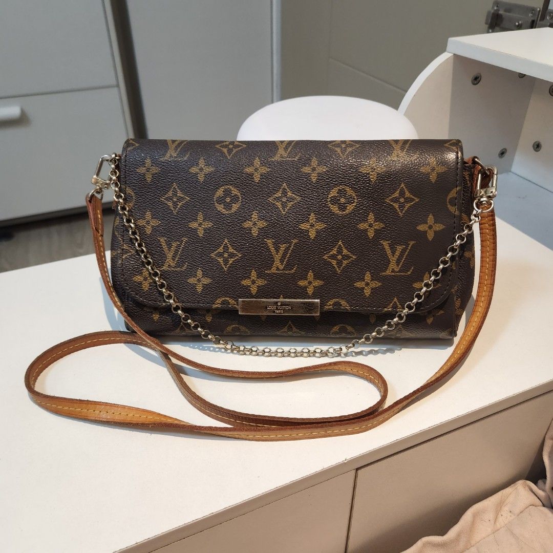 LV Favourite MM Women Sling Bag, Women's Fashion, Bags & Wallets,  Cross-body Bags on Carousell