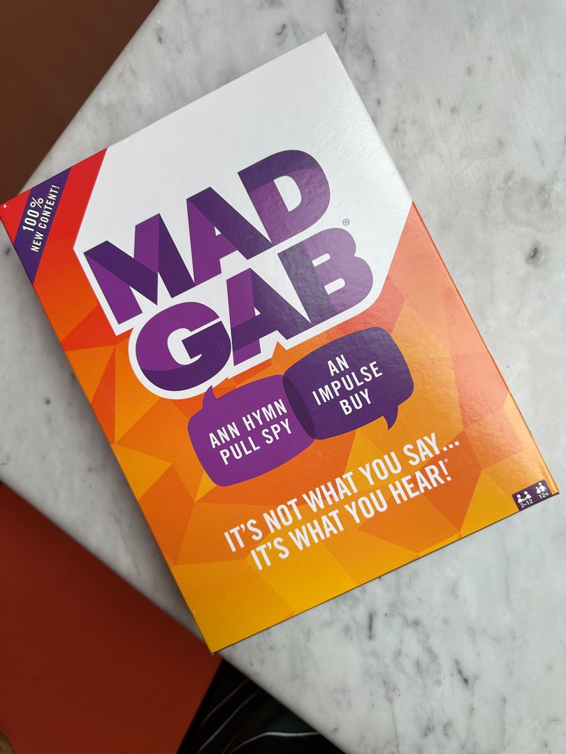 Mad Gab Board Party Game, Toys &amp; Collectibles, Board Games &amp; Cards on ...