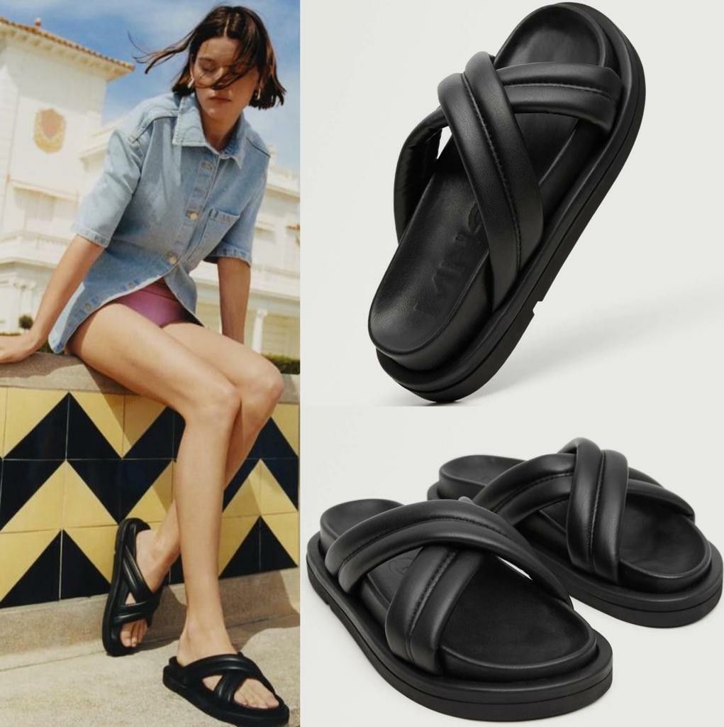 Mango hotsell padded sandals