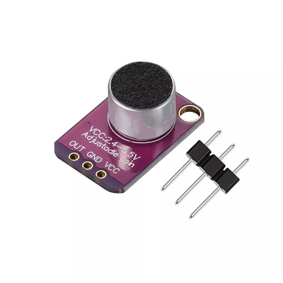 MAX4466 Microphone Module for ESP32 / Arduino, Audio, Microphones on ...