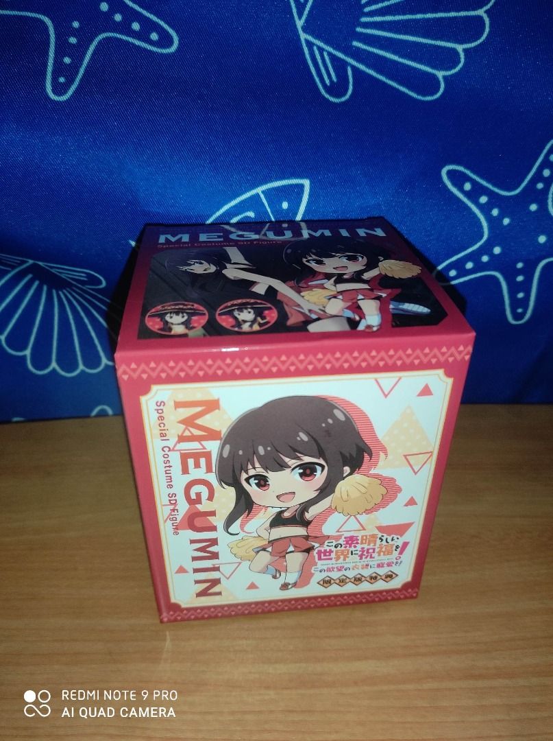 Megumin Special Costume SD Figure from Konosuba (Category: Figurines & Statues) located in Quezon City. Submitted by sell_japan_goods (Listing ID 1208908833, Image 1). Description: Selling Megumin Special Costume SD Figure Megumin cheerleader costume SD figure that comes with the Konosuba PS4 limited edition version Box opened just to check content Authentic from Japan Shipping shall be shouldered by the buyer. Mode of payment can be cash, COD, o
