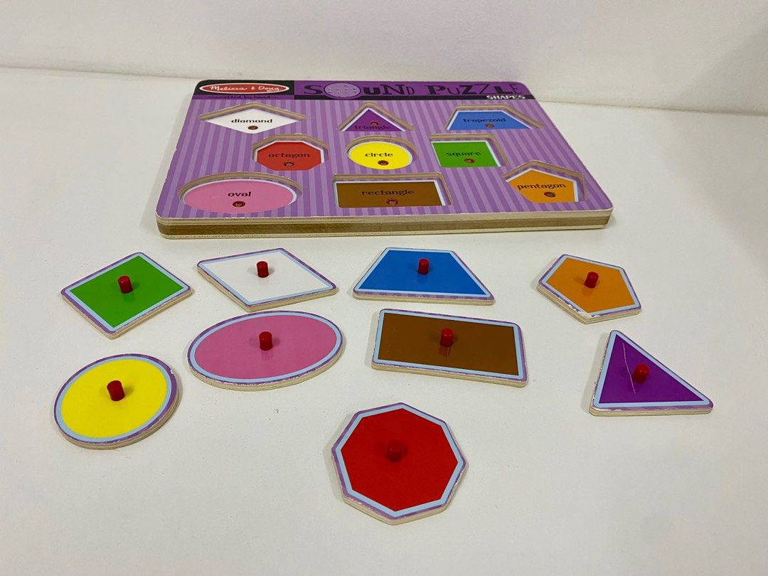 Melissa and doug shape sound puzzle sales