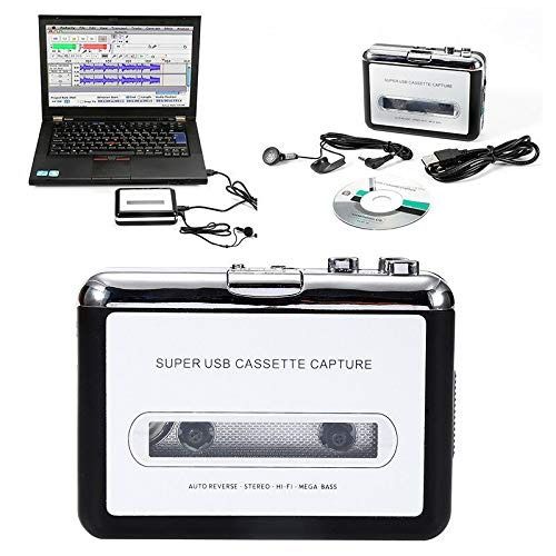 microware Portable MP3 cassette capture to MP3 USB Tape PC Super