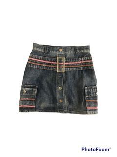 mini skirt with built in belt