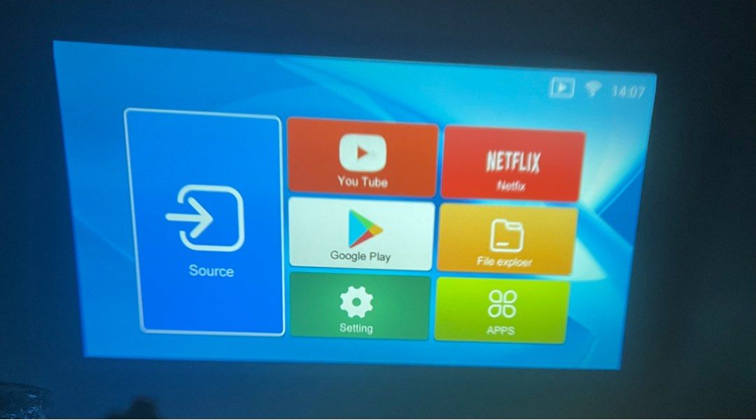 Mirval wireless android system projector, TV & Home Appliances, TV ...