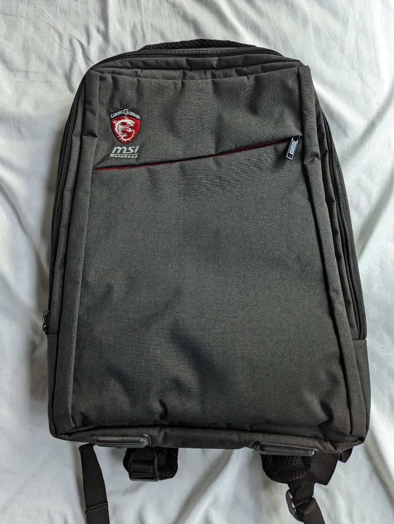 MSI laptop backpack, Men's Fashion, Bags, Backpacks on Carousell