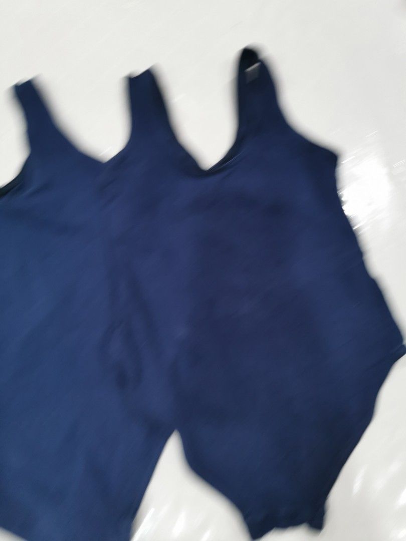 Navy blue leotard grade 4 and 5, Women's Fashion, Activewear on Carousell