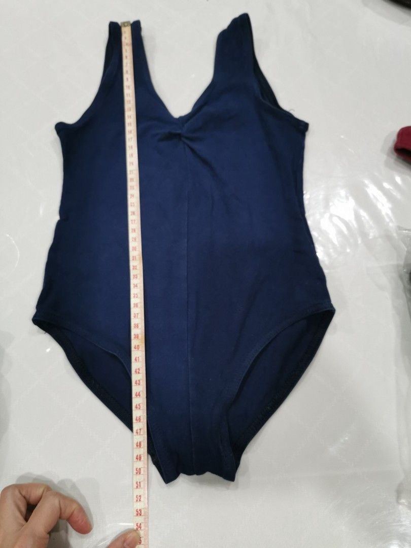 Navy blue leotard grade 4 and 5, Women's Fashion, Activewear on Carousell