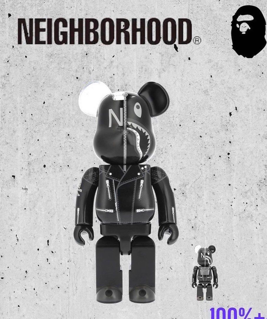 BE@RBRICK BAPE × NEIGHBORHOOD 100% 400% BE@RBRICK BAPE