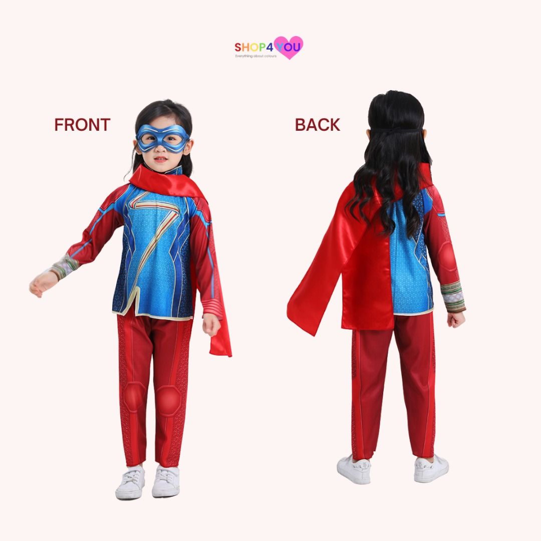 [NEW] Ms Marvel Classic Costume for Kids - Pre Order, Babies & Kids ...