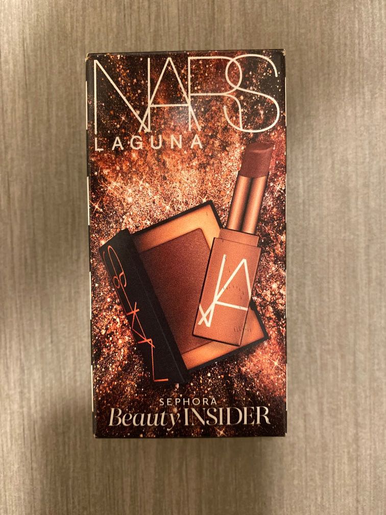 *NEW* NARS Laguna Bronzing Powder and Afterglow Lip Balm Travel sample size duo kit, 美容＆化妝品, 健康及