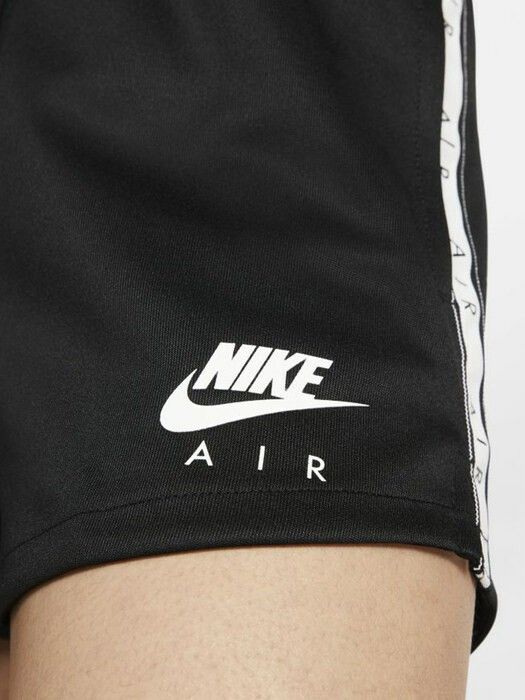 Nike air logo tape shorts in black Olah Raga Perlengkapan