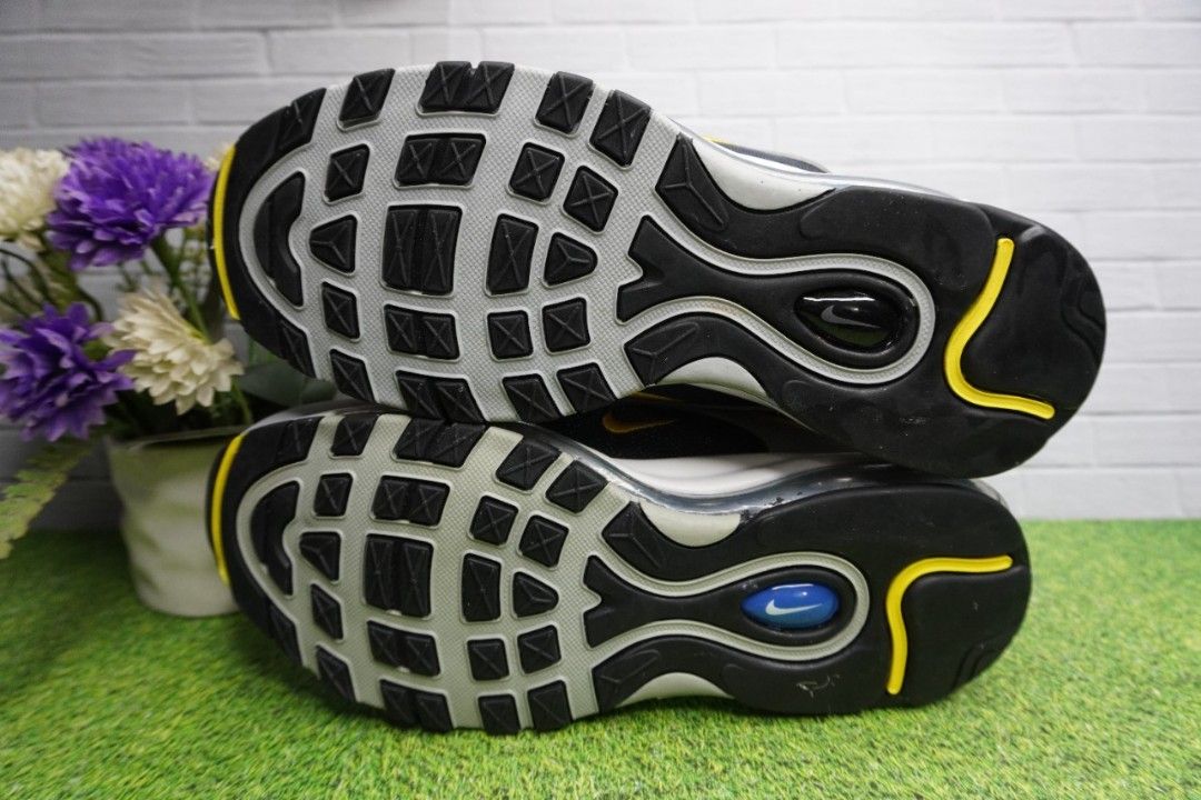 Nike air max 97 wolf grey/tour yellow/gym blue/black on sale