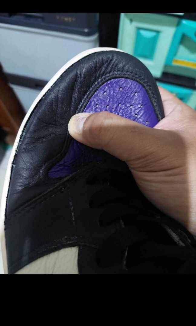 aj1 purple white