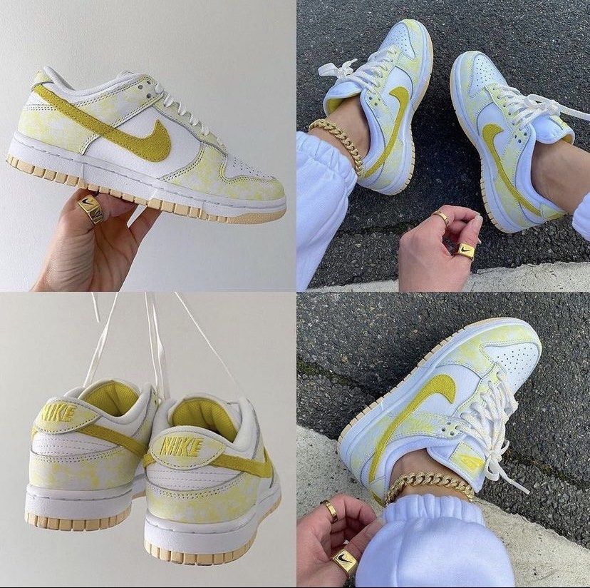 Nike dunk low yellow strike (7.5w) (Category: Sneakers) located in Makati City. Submitted by annecan (Listing ID 1209013901, Image 2). Description: Size 7.5w .