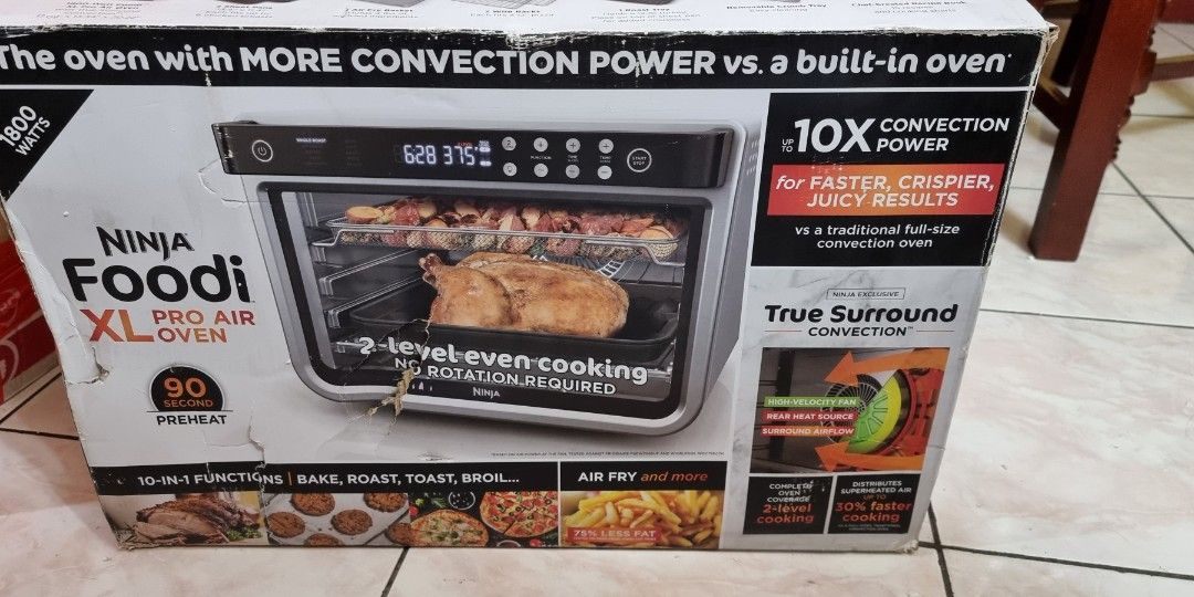 NINJA FOODI XL PRO AIR OVEN, TV & Home Appliances, Kitchen Appliances