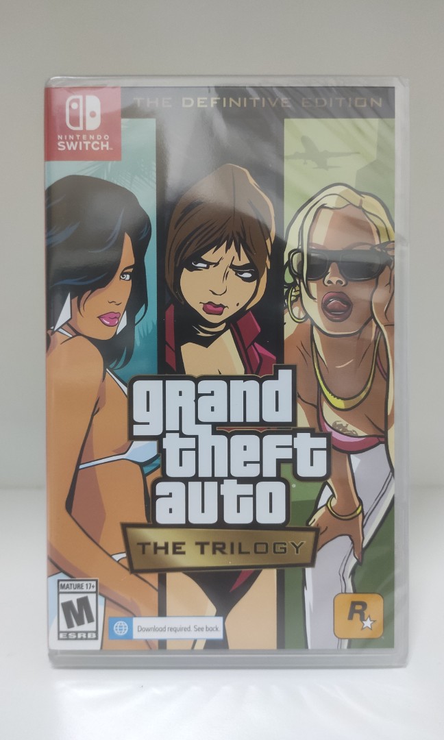 Grand Theft Auto: The Trilogy - Physical Requires 9GB Download (Switch) :  r/GTATrilogy