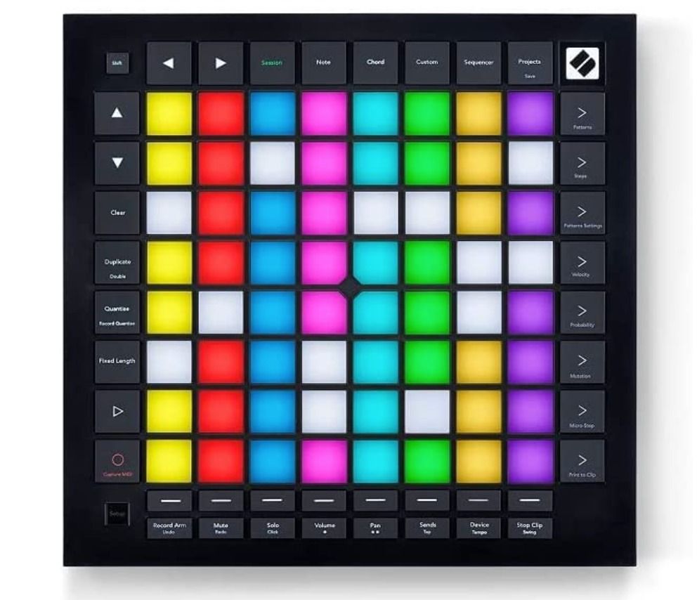 Novation Launchpad Pro [MK3] Production and Performance Grid for Ableton Live (Category: Soundbars, Speakers & Amplifiers) located in Marikina City. Submitted by skowshop (Listing ID 1209000125, Image 1). Description: Brand Novation Special Feature Backlit, Velocity Sensitive Keys Item Dimensions LxWxH 10.55 x 10.55 x 0.71 inches Item Weight 1814 Grams Style Launchpad Pro [MK3] About this item: Our Deepest Ableton Live Integration – Quickly launc