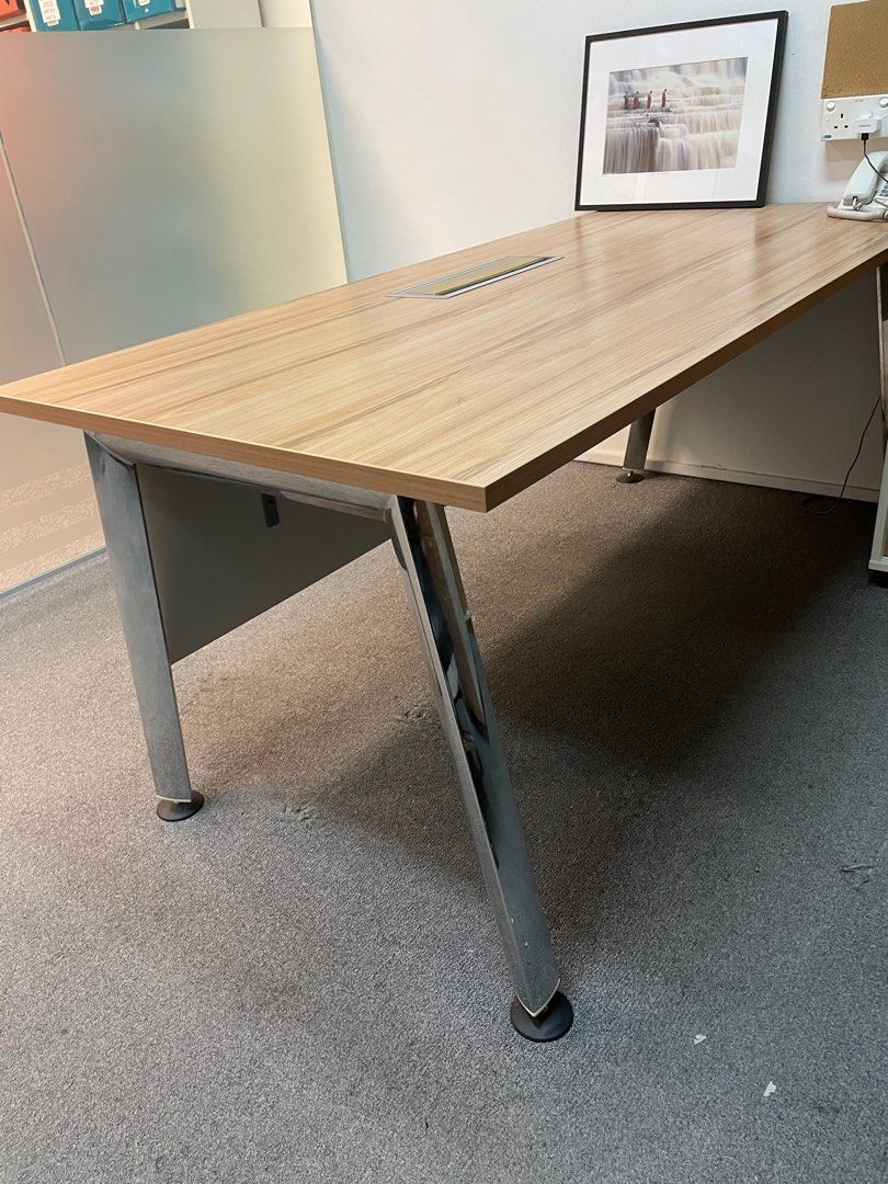 Office table good quality, Furniture & Home Living, Furniture, Tables & Sets on Carousell