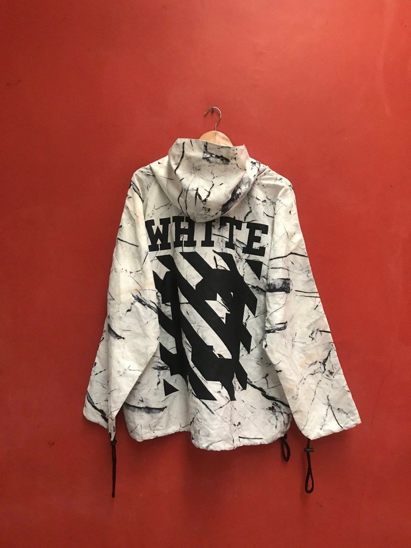 Off white deals marble windbreaker