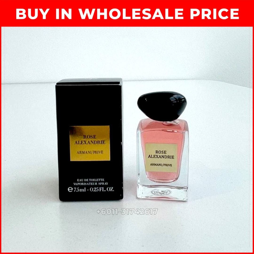 ORIGINAL] ARMANI PRIVE ROSE ALEXANDRIE  MINIATURE EAU DE TOILETTE EDT  FOR WOMEN, Beauty & Personal Care, Fragrance & Deodorants on Carousell