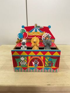 Otaru Wooden Music Box - Animal Circus