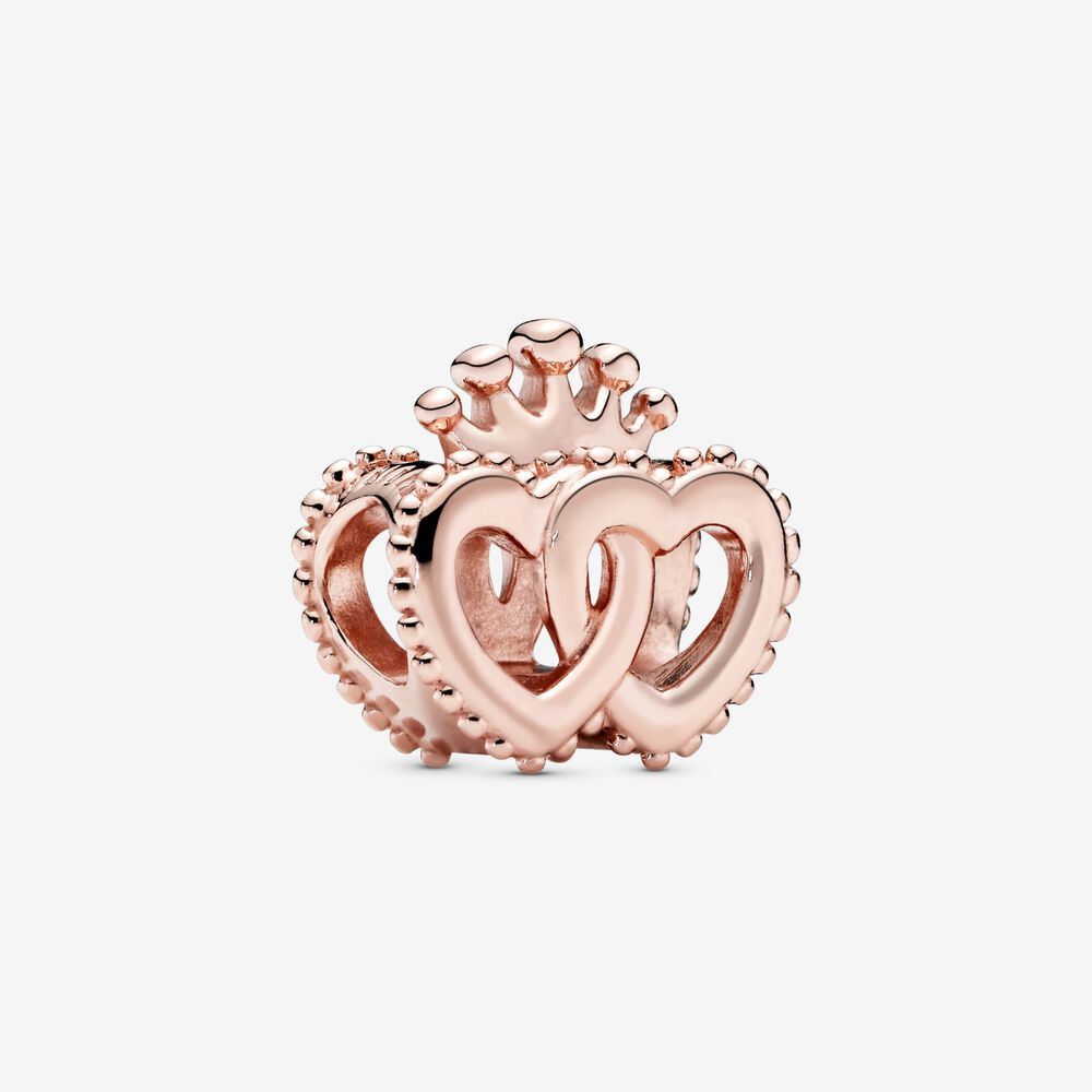 Pandora authentic Sales Rose Gold United Regal Heart Charm