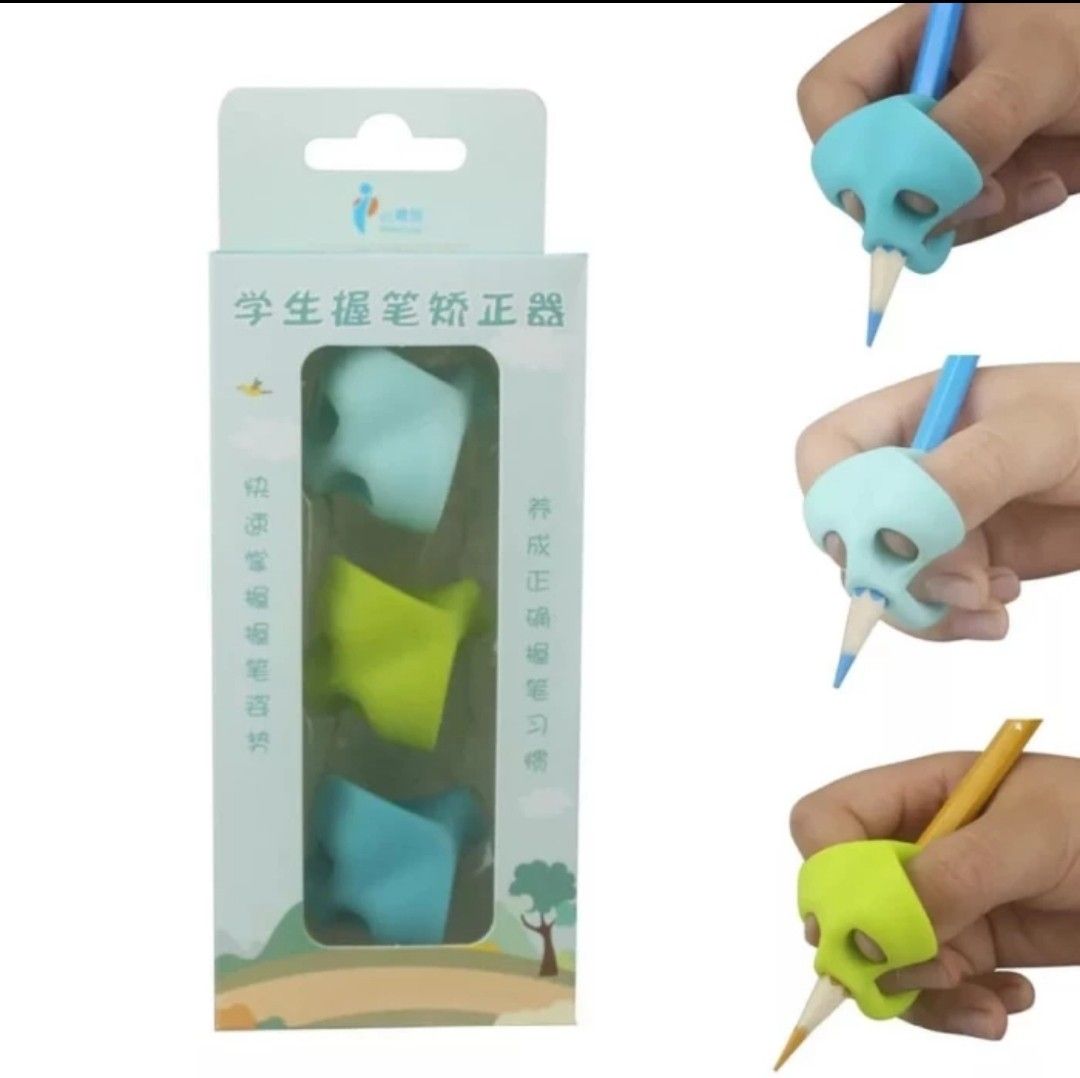 Pencil Grip / Pencil Hold Helper Alat Bantu Menulis Premium, Buku