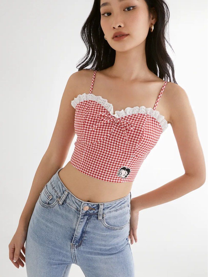 Pomelo x Betty Boop Top, Women's Fashion, Tops, Shirts on Carousell