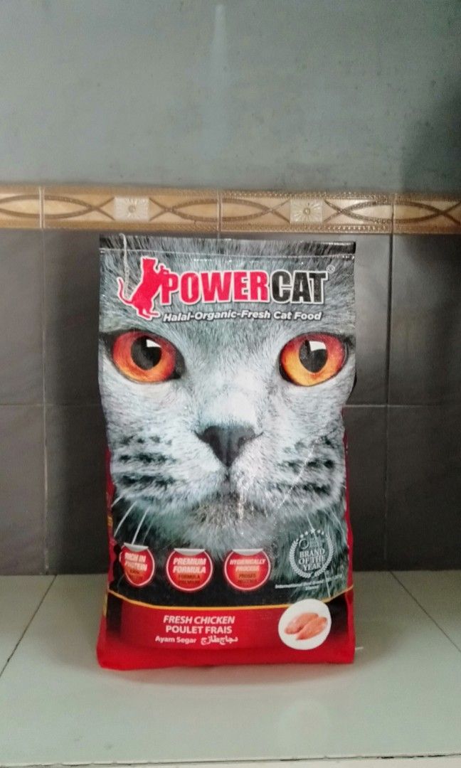 POWER CAT ORGANIC FOOD FRESH CHICKEN FLAVOR 8KG, Pet Supplies, Pet