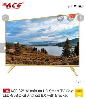 Preloved Ace Smart TV 32” Gold