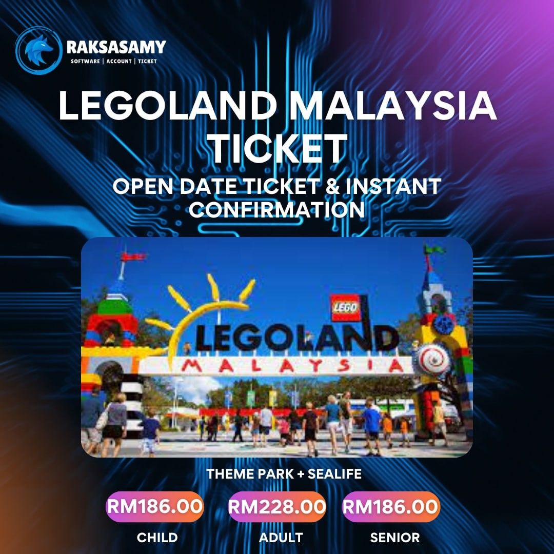 PROMO 2022 Child Adult Senior Legoland Sealife Waterpark