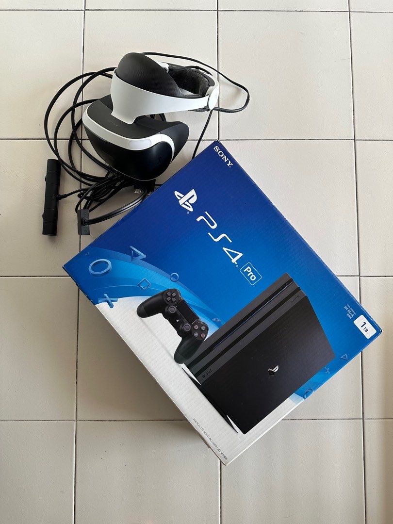 PS4 Pro with VR headset