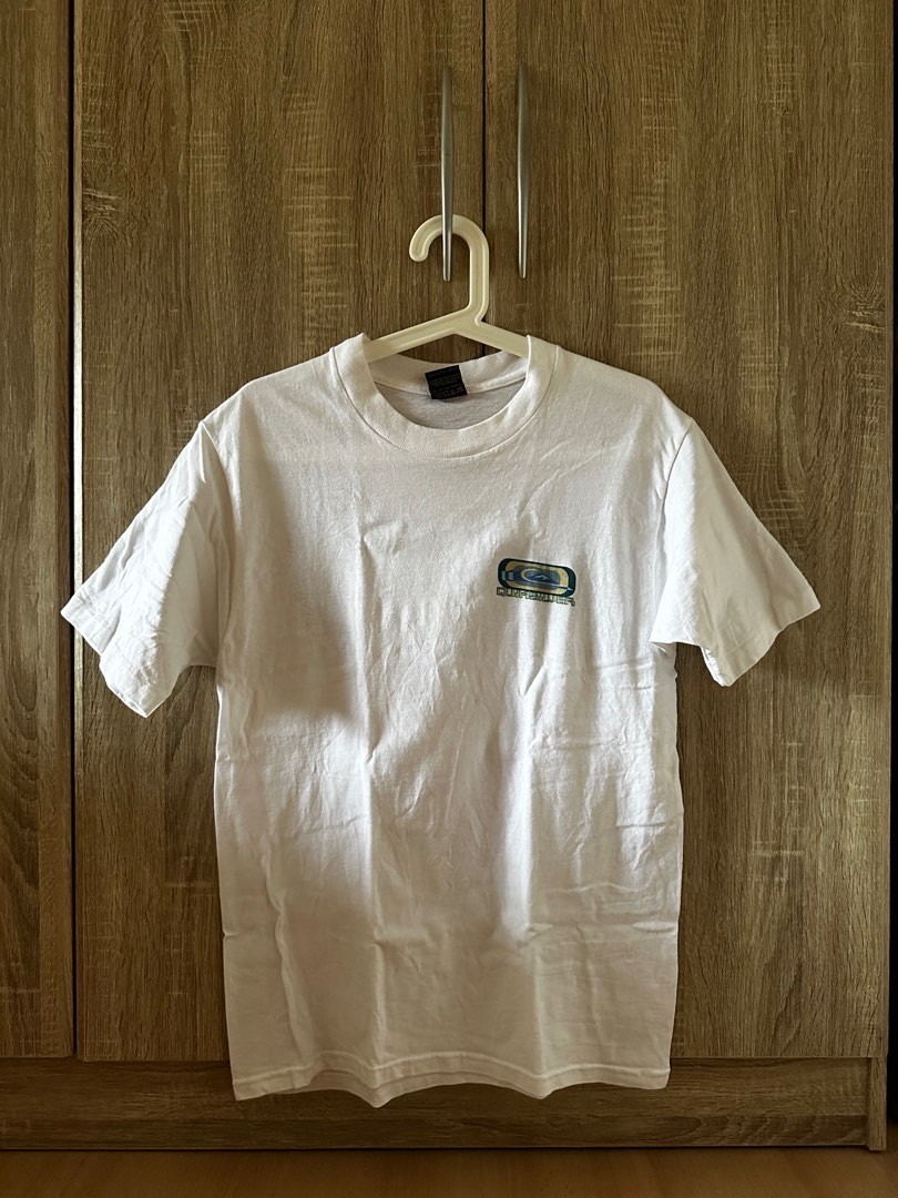 quiksilver white t shirt