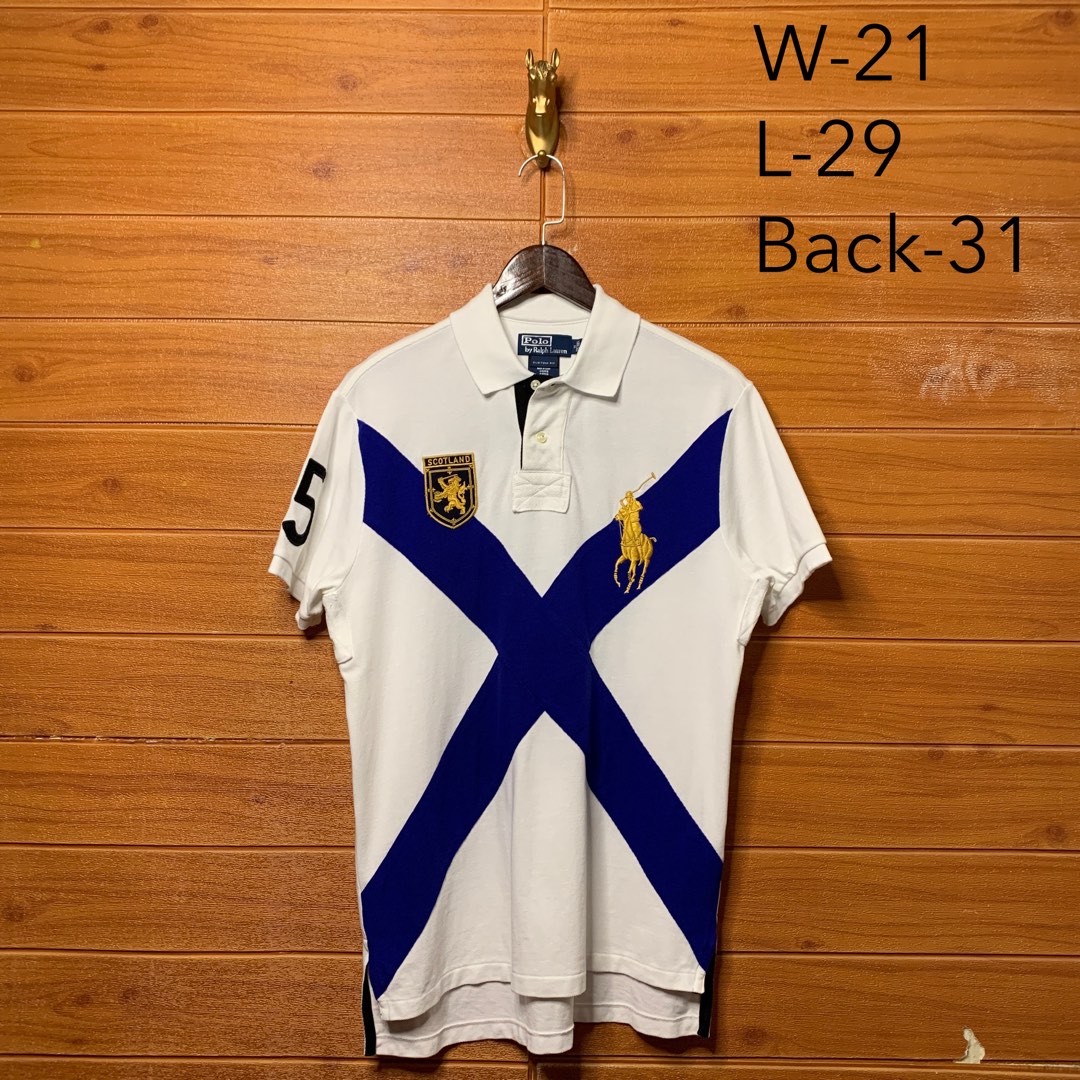 Ralph Lauren RL World Cup Polo shirt SCOTLAND, Men's Fashion, Tops & Sets,  Tshirts & Polo Shirts on Carousell