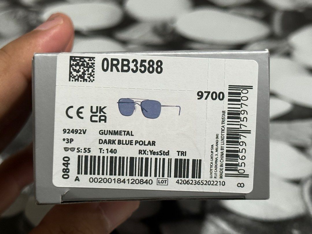 Ray ban shop barcode check