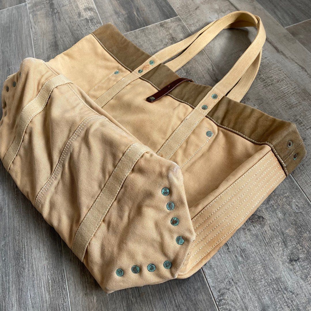 DOUBLE RL VINTAGE MILITARY TOTE BAG-